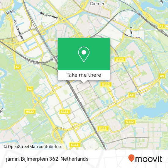 jamin, Bijlmerplein 362 map