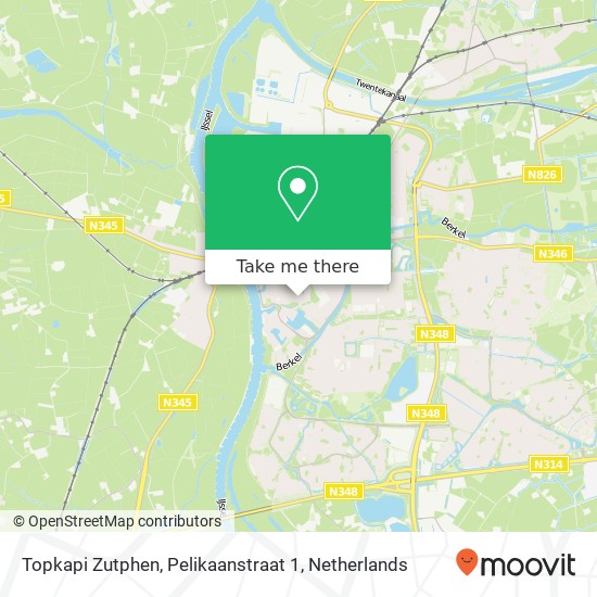 Topkapi Zutphen, Pelikaanstraat 1 map