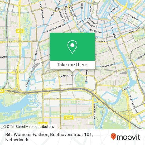 Ritz Women's Fashion, Beethovenstraat 101 map