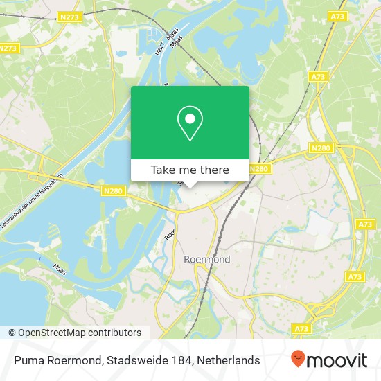 Puma Roermond, Stadsweide 184 map