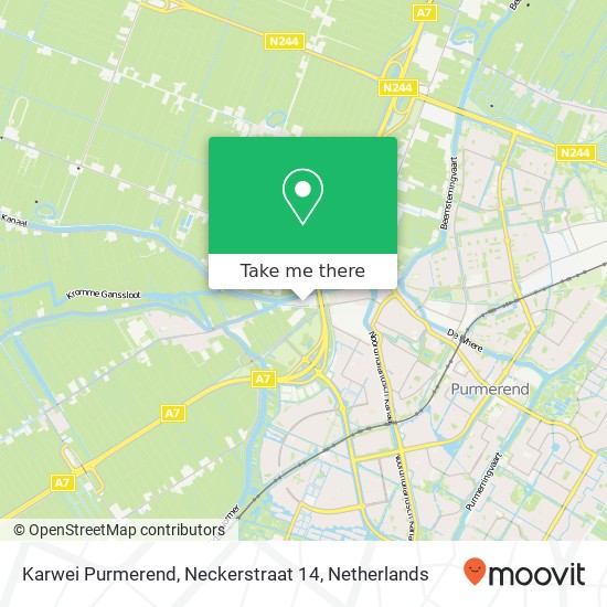 Karwei Purmerend, Neckerstraat 14 Karte