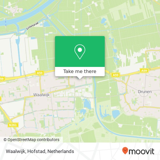 Waalwijk, Hofstad map