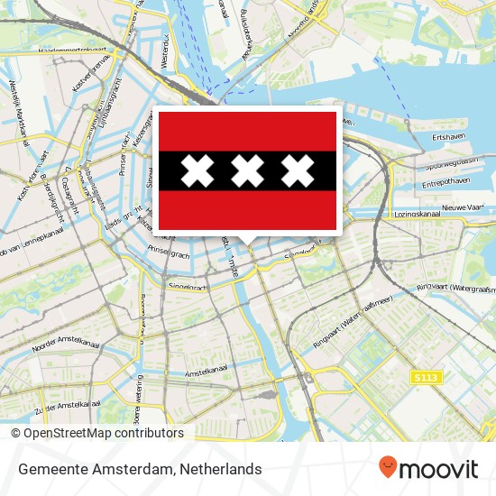 Gemeente Amsterdam map