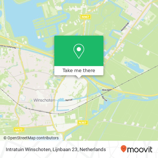 Intratuin Winschoten, Lijnbaan 23 map