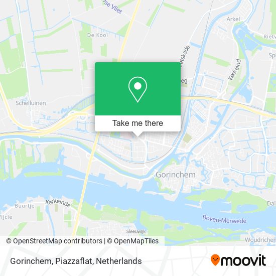Gorinchem, Piazzaflat map