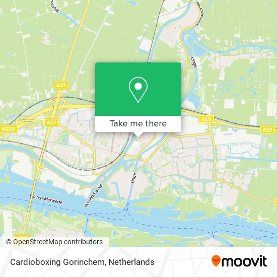 Cardioboxing Gorinchem map