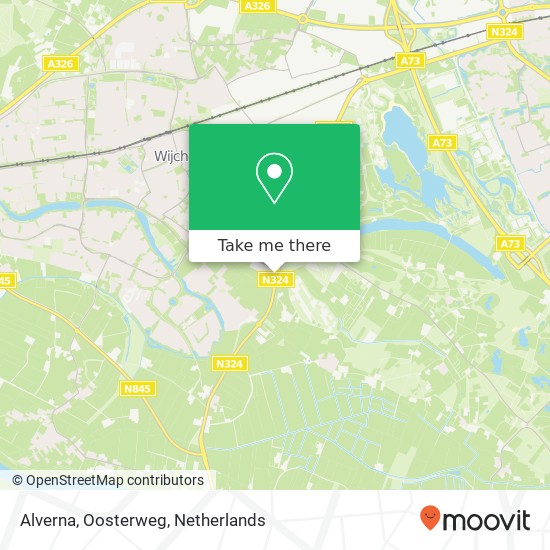 Alverna, Oosterweg Karte