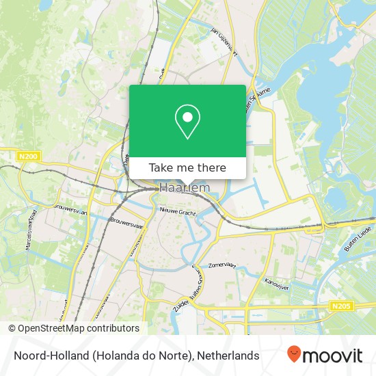 Noord-Holland (Holanda do Norte) Karte