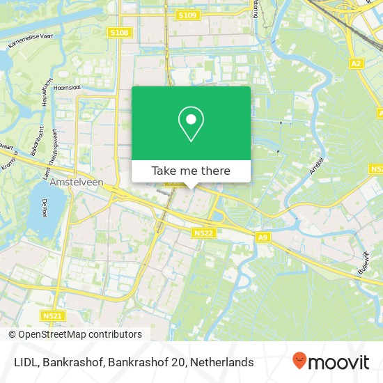 LIDL, Bankrashof, Bankrashof 20 map