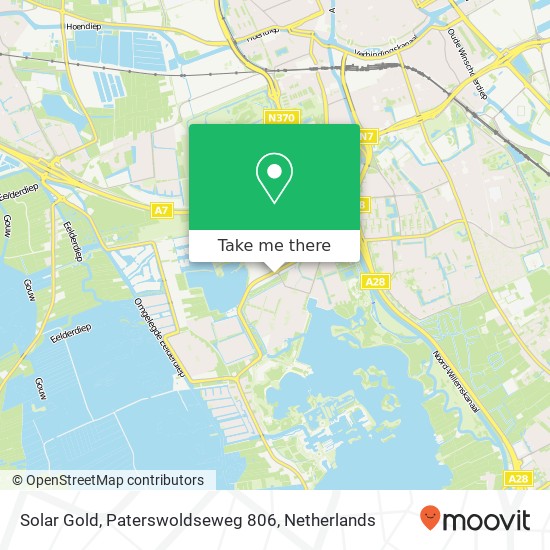 Solar Gold, Paterswoldseweg 806 map