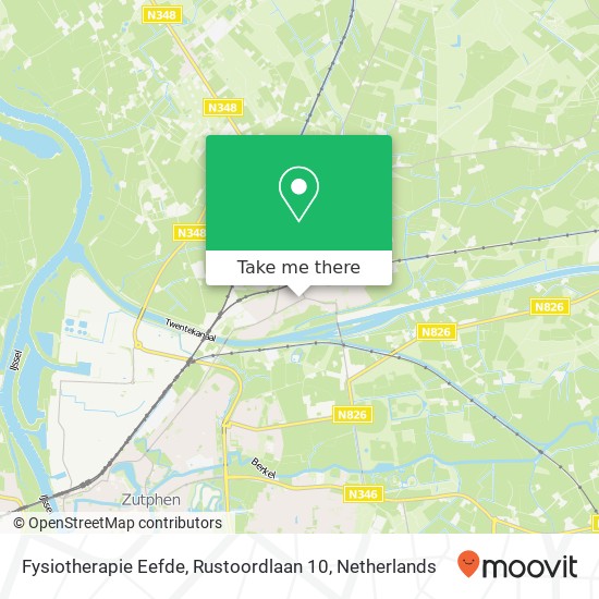 Fysiotherapie Eefde, Rustoordlaan 10 map