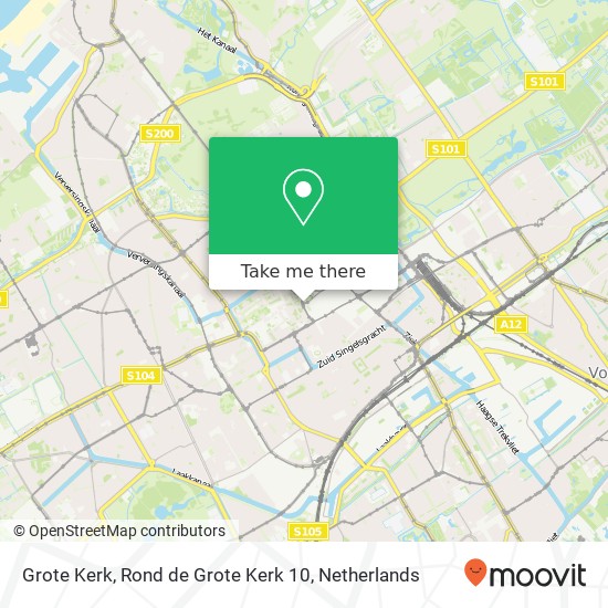 Grote Kerk, Rond de Grote Kerk 10 map