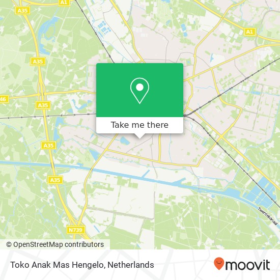 Toko Anak Mas Hengelo, Meijersweg 15 Karte