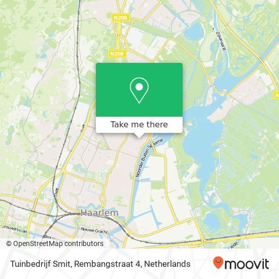 Tuinbedrijf Smit, Rembangstraat 4 map