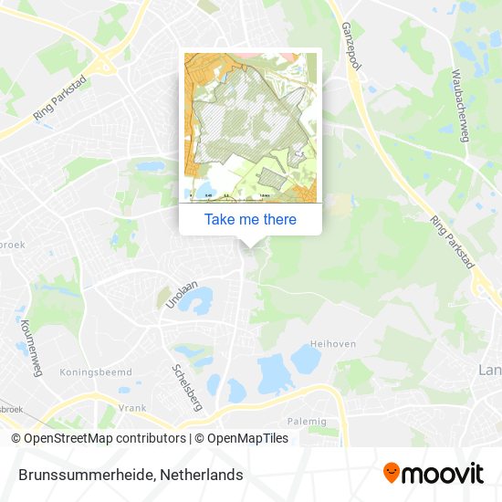 Brunssummerheide map