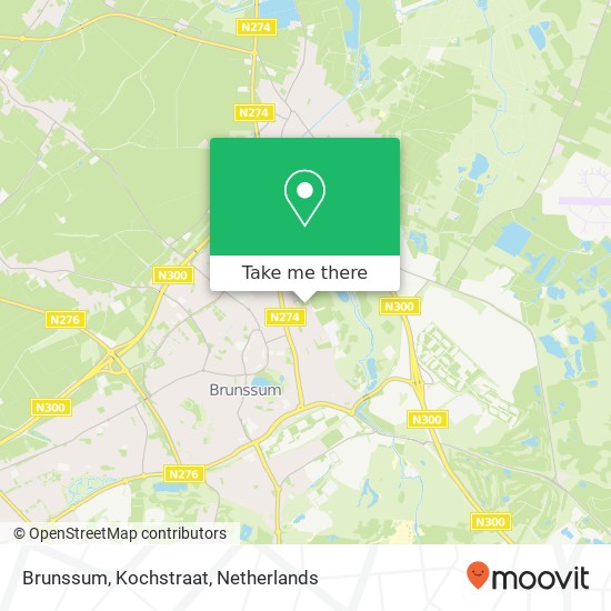 Brunssum, Kochstraat map