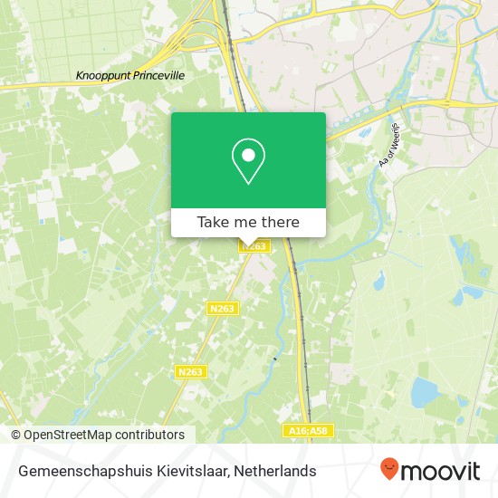 Gemeenschapshuis Kievitslaar map