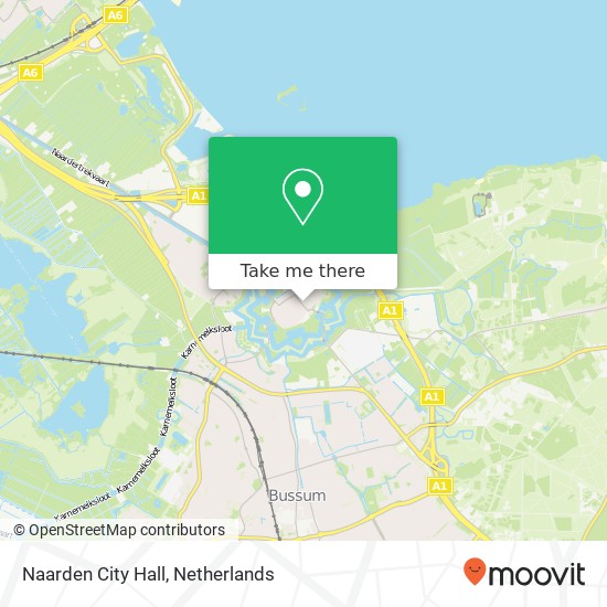 Naarden City Hall map