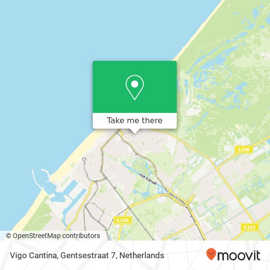 Vigo Cantina, Gentsestraat 7 map