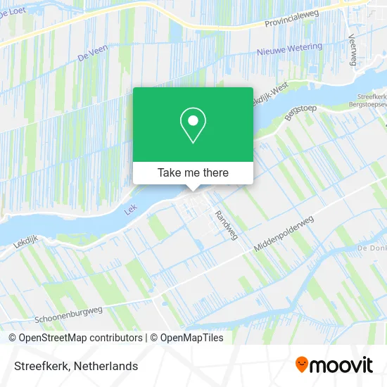 Streefkerk map