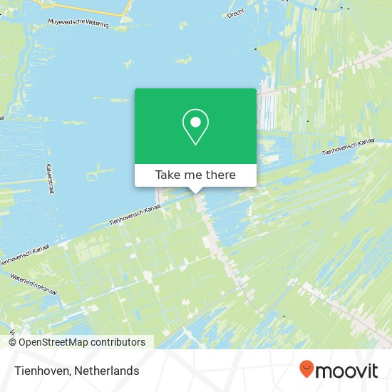 Tienhoven map