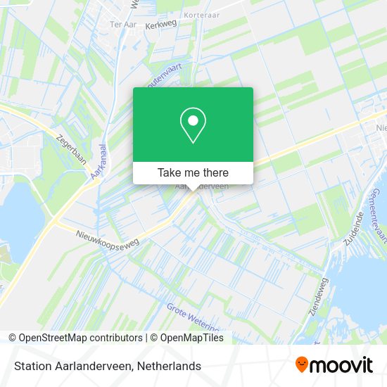 Station Aarlanderveen map