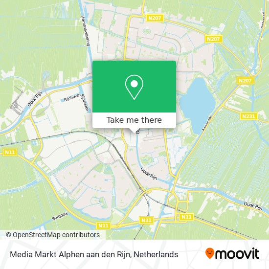 Media Markt Alphen aan den Rijn map