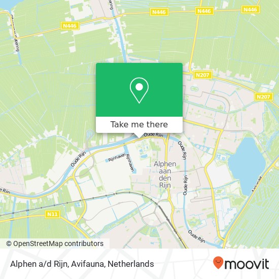 Alphen a/d Rijn, Avifauna Karte