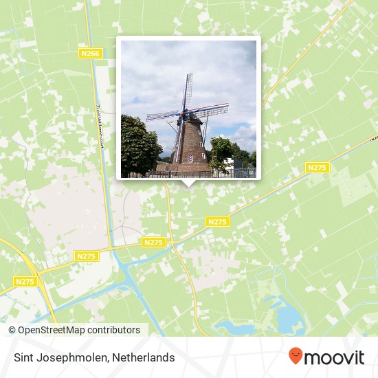 Sint Josephmolen map