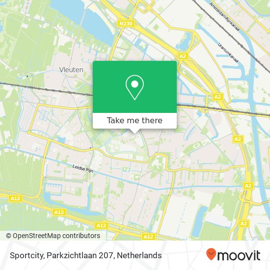 Sportcity, Parkzichtlaan 207 Karte