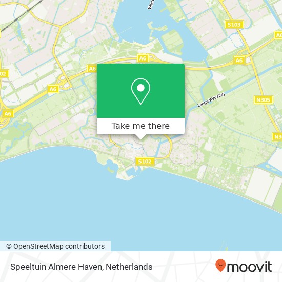 Speeltuin Almere Haven map