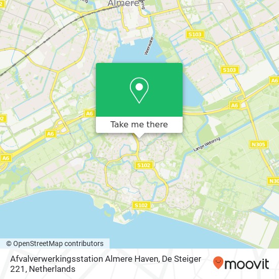 Afvalverwerkingsstation Almere Haven, De Steiger 221 map