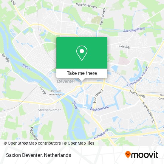 Saxion Deventer map