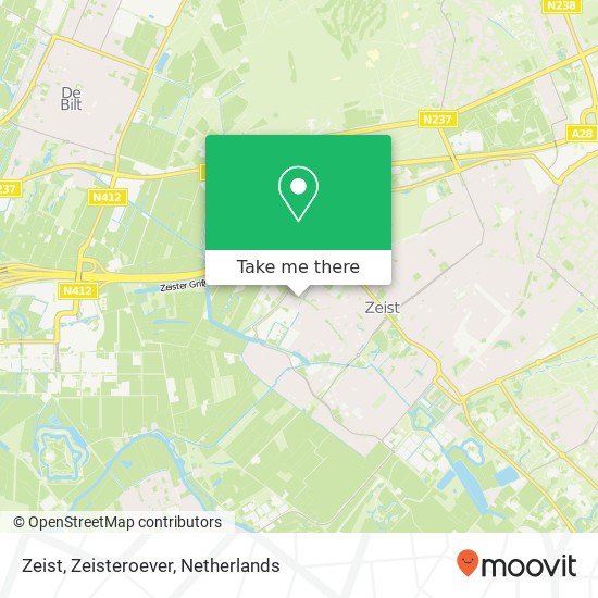 Zeist, Zeisteroever map