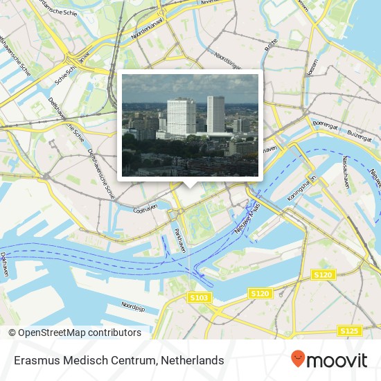 Erasmus Medisch Centrum map