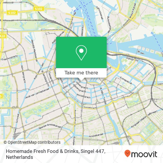 Homemade Fresh Food & Drinks, Singel 447 Karte