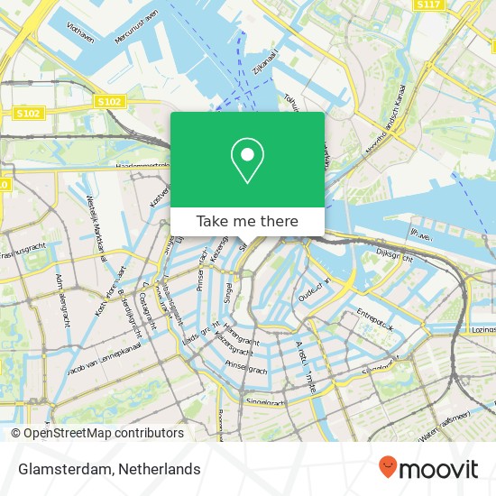 Glamsterdam map