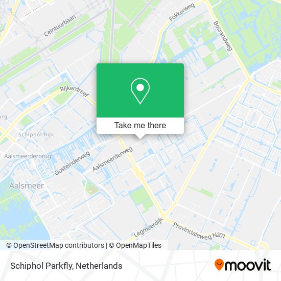 Schiphol Parkfly map