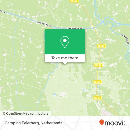 Camping Eelerberg map