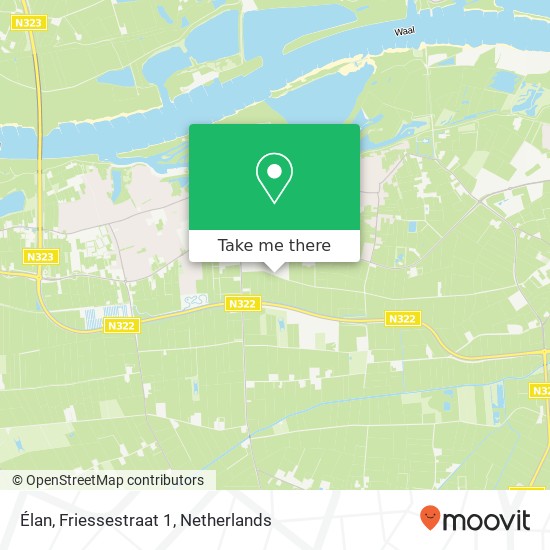 Élan, Friessestraat 1 map
