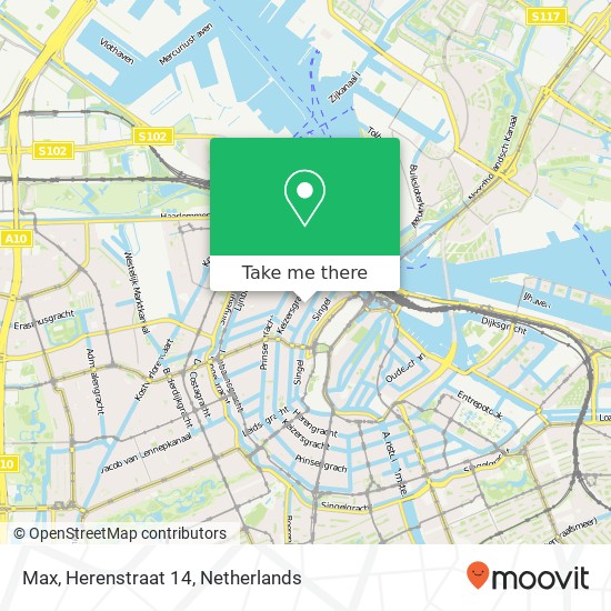 Max, Herenstraat 14 map