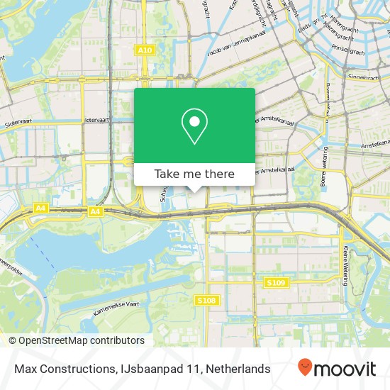 Max Constructions, IJsbaanpad 11 map