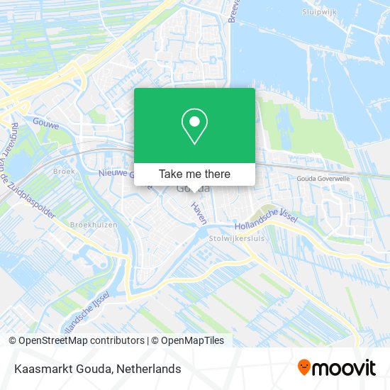 Kaasmarkt Gouda Karte