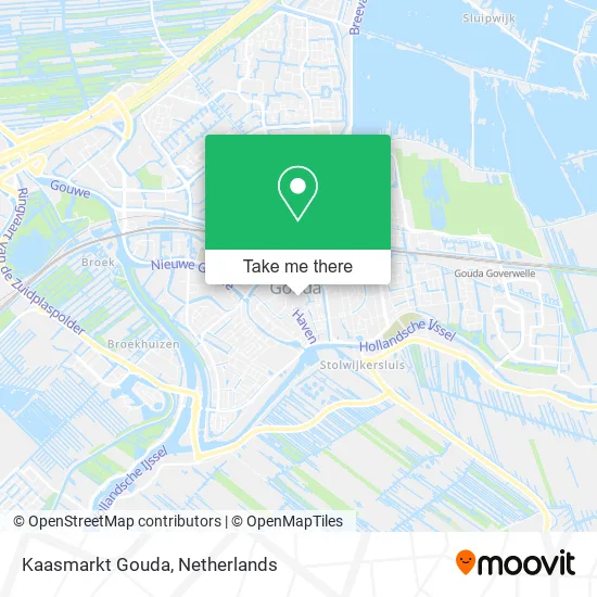 Kaasmarkt Gouda map