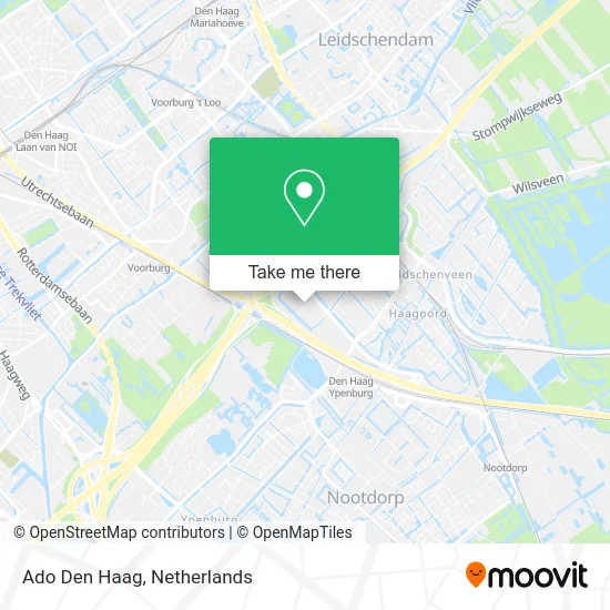Ado Den Haag map