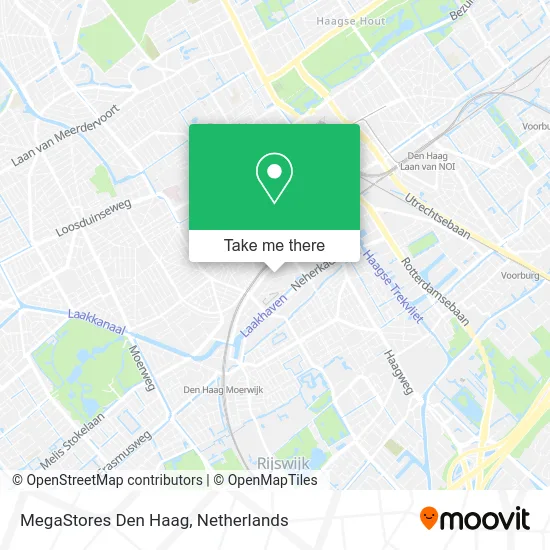 MegaStores Den Haag map