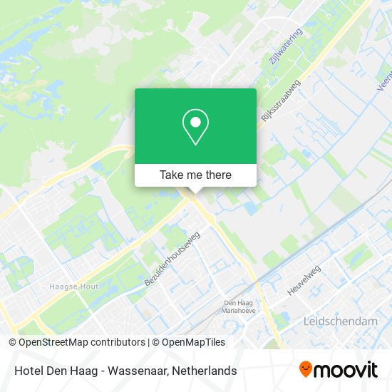 Hotel Den Haag - Wassenaar map