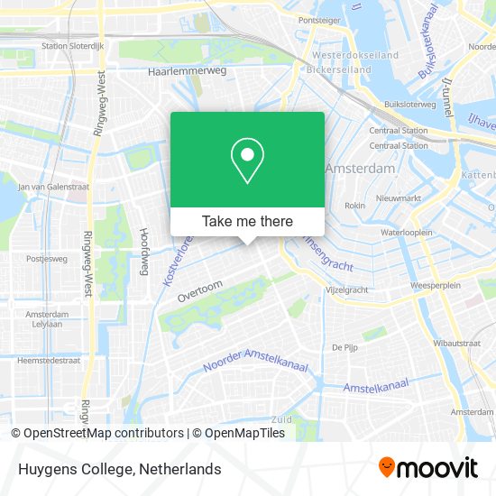 Huygens College map