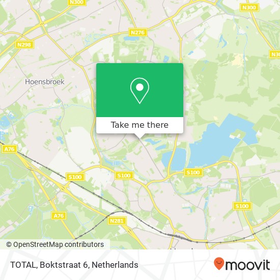 TOTAL, Boktstraat 6 map