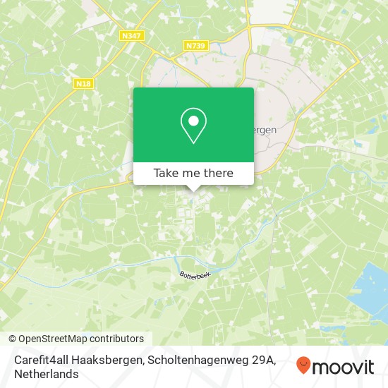 Carefit4all Haaksbergen, Scholtenhagenweg 29A map